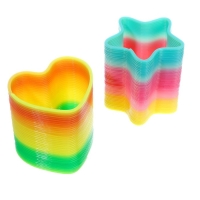 Пружинка - радуга «Единорог», виды МИКС, d=5 см Пружинка - радуга «Единорог», виды МИКС, d=5 см