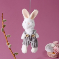 Мягкая игрушка &laquo;Зайчик&raquo; на подвесе, 14 см, цвет МИКС