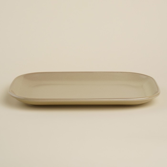 Блюдо фарфоровое SL Home «Песчаный бриз», 29,5×20 см, цвет бежевый Блюдо фарфоровое SL Home «Песчаный бриз», 29,5×20 см, цвет бежевый