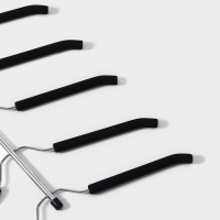 Плечики - вешалки для одежды Доляна, 40&times;50 см, многоуровневая, антискользящее покрытие, цвет МИКС