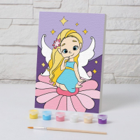 Картина по номерам для детей &laquo;Феечка&raquo;, 21 х 15 см