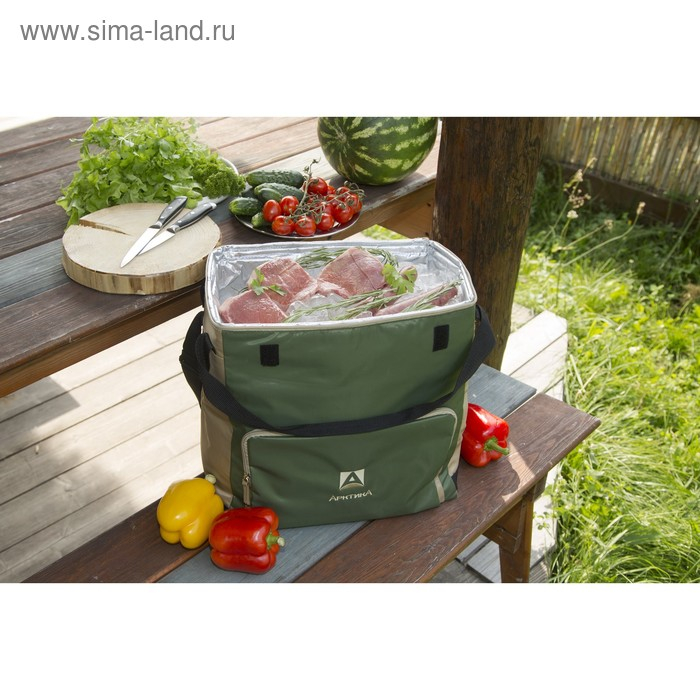 Термосумка холодильник Термосумка холодильник "Арктика", 20 л, с люком, 32 х 19 х 37 см