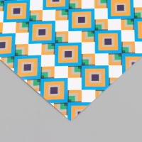 Бумага для скрапбукинга "Мозаика" плотность 180 гр набор 10 шт 15,5х17 см