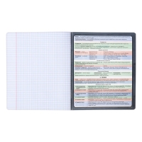 Тетрадь предметная ОБЩЕСТВОЗНАНИЕ, 48 листов в клетку, ErichKrause "Чубрик", пластиковая обложка, шелкография, блок офсет 100% белизна, инфо-блок