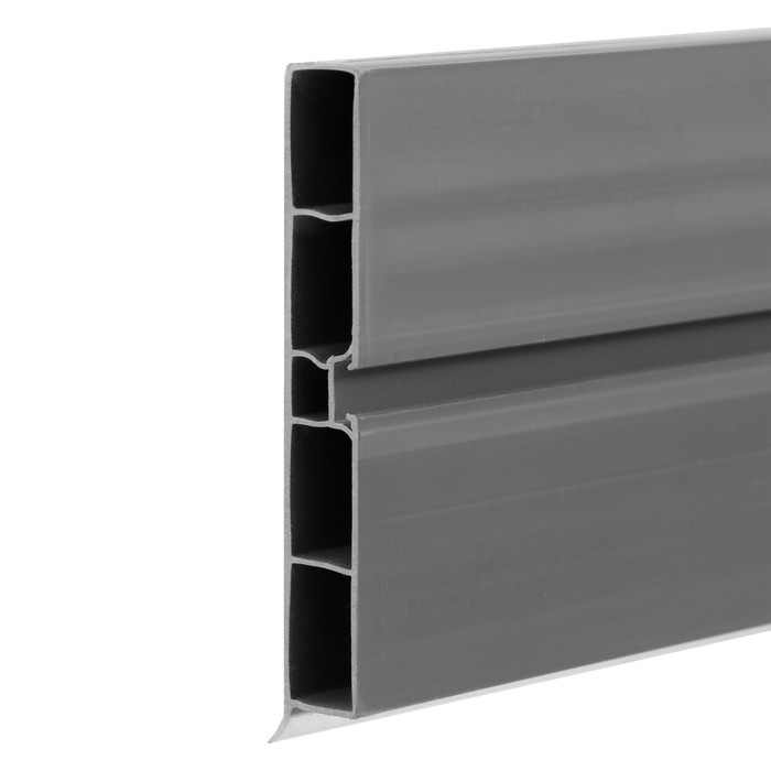 Цоколь ПВХ, 4000х100 мм, дуб вотан