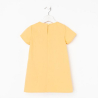 Платье детское с карманом KAFTAN, р. 32 (110-116), желтый