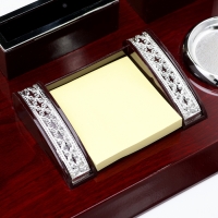 Набор настольный 6в1 с визитницей, красное дерево Набор настольный 6в1 с визитницей, красное дерево