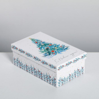 Набор подарочных коробок 10 в 1 &laquo;Счастливого Нового года&raquo;, 12 х 7 х 4 - 32.5 х 20 х 12.5 см, Новый год