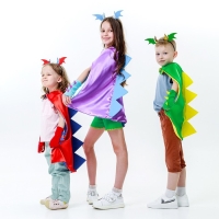 Карнавальный набор &laquo;Дракон воды&raquo;, плащ и ободок