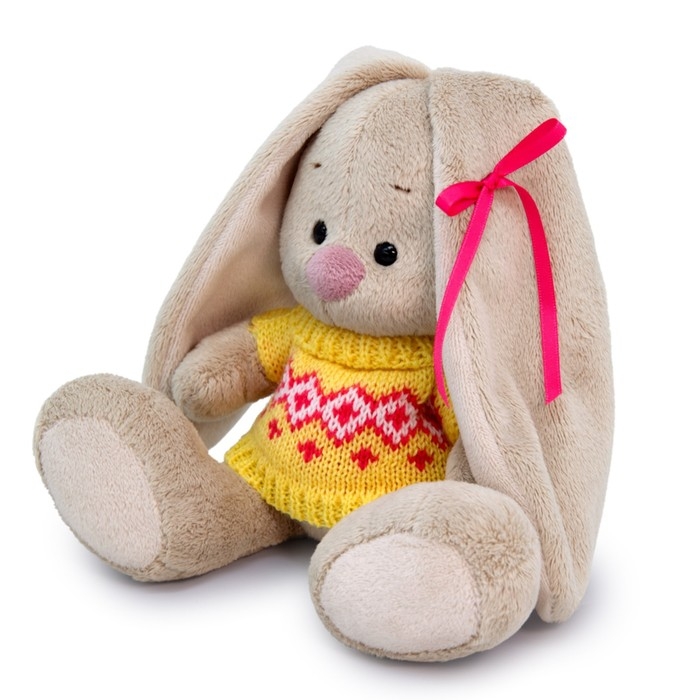 Мягкая игрушка &laquo;Зайка Ми в жилете с орнаментом&raquo;, 15 см