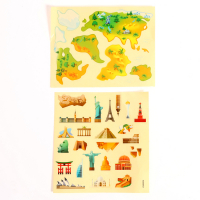 Развивающий набор &laquo;Глобус - изучаем мировые достопримечательности&raquo;