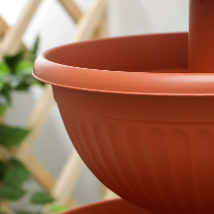 Каскад для цветов &laquo;Ливия&raquo;, цвет терракотовый