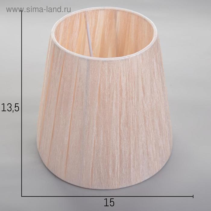 Бра "Доротея" 1х40Вт E14 бронза 20х15х30 см.