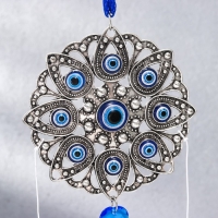 Музыка ветра металл "Мехенди" от сглаза 1 колокольчик 40х10 см Музыка ветра металл "Мехенди" от сглаза 1 колокольчик 40х10 см