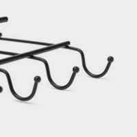 Держатель для кружек подвесной Доляна, на 10 предметов, 27,8×18,5×7,5 см, цвет чёрный Держатель для кружек подвесной Доляна, на 10 предметов, 27,8×18,5×7,5 см, цвет чёрный