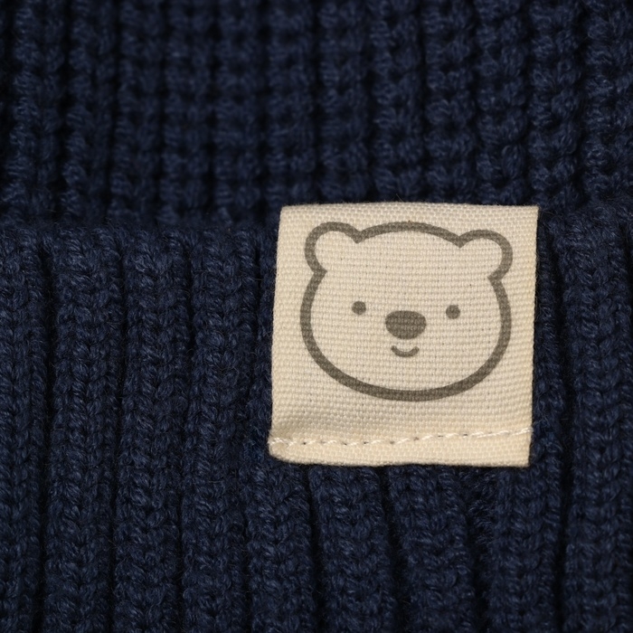 Шапка Крошка Я, р. 46-48см, 1-3 года, синий