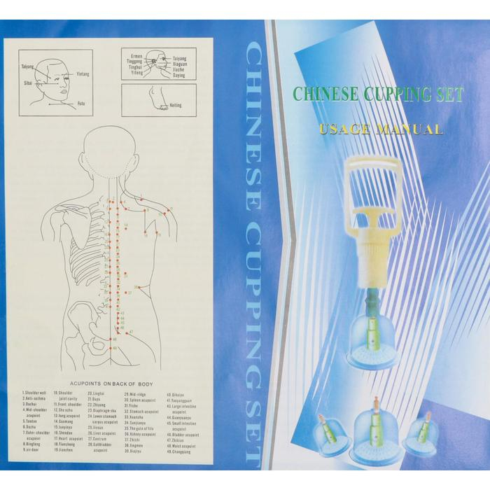 Банки акупункционного действия для вакуумного массажа с насосом, набор 24 шт. Банки акупункционного действия для вакуумного массажа с насосом, набор 24 шт.