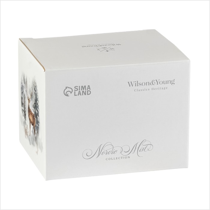 Новогодняя кружка Wilson&Young &laquo;Зимний лес&raquo;, 450 мл, 13,5&times;10&times;9 см