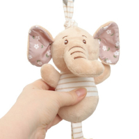 Подвеска мягкая с вибрацией &laquo;Слоник Няша&raquo;, прорезыватель, на кроватку, коляску, Крошка Я