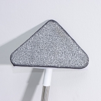 Окномойка с стальной ручкой и сгоном Raccoon, 25×17×105(148) см, 2 насадки из микрофибры Окномойка с стальной ручкой и сгоном Raccoon, 25×17×105(148) см, 2 насадки из микрофибры