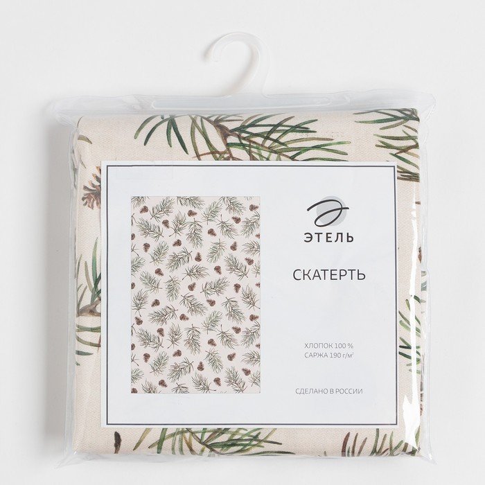 Скатерть Этель Christmas tree 147х220+/- 3см, 100% хлопок, саржа 190 г/м2