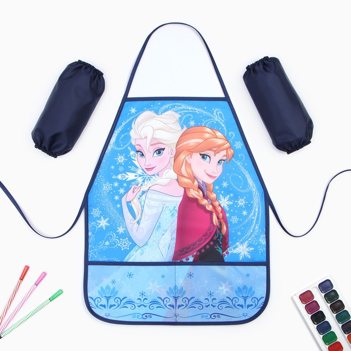 Фартук с нарукавниками детский &laquo;Холодное сердце&raquo;, 49х39 см