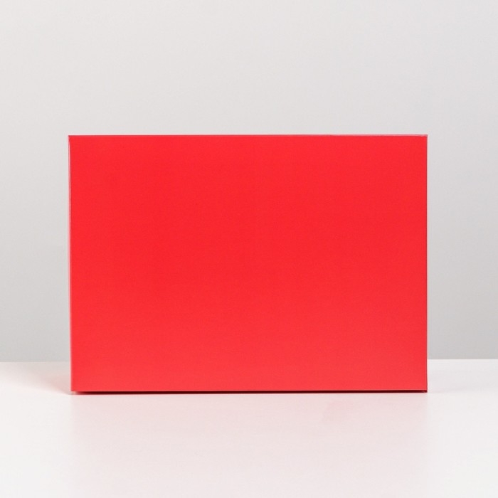 Коробка подарочная складная, упаковка, &laquo;Красная&raquo;, 21 х 15 х 7 см