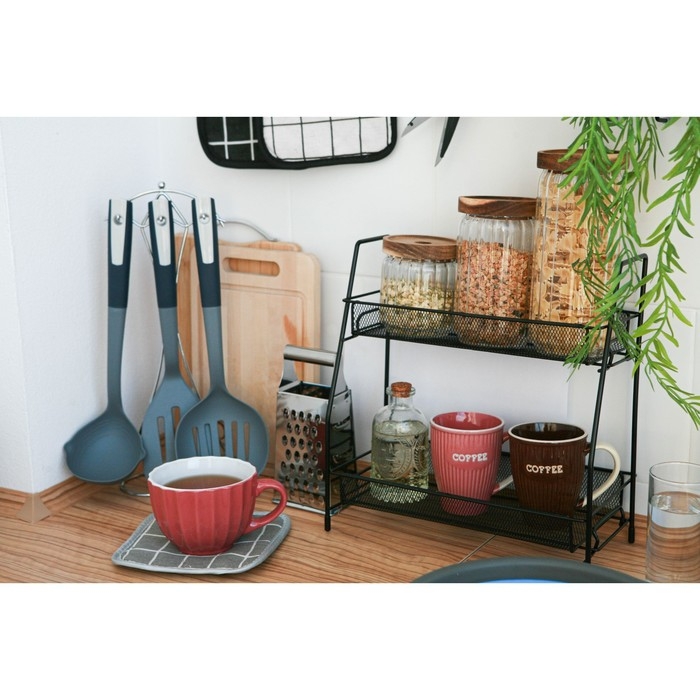 Шумовка Magistro LaV'ente, 35 см, цвет серый Шумовка Magistro LaV'ente, 35 см, цвет серый