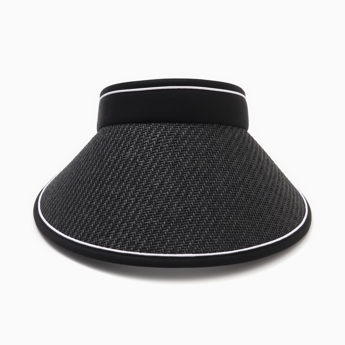 Козырек женский MINAKU, цвет черный, р-р 58 Козырек женский MINAKU, цвет черный, р-р 58