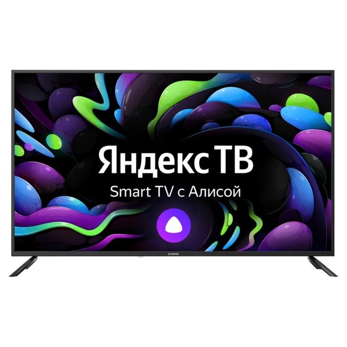 Телевизор Digma DM-LED50UBB31, 50 Телевизор Digma DM-LED50UBB31, 50", 3840x2160, DVB-T/T2/C/S/S2, HDMI 3, USB 2, Smart TV