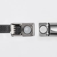 Шнурки для обуви, пара, с плоским сечением и фиксатором на магнитах, 100 см, цвет серый