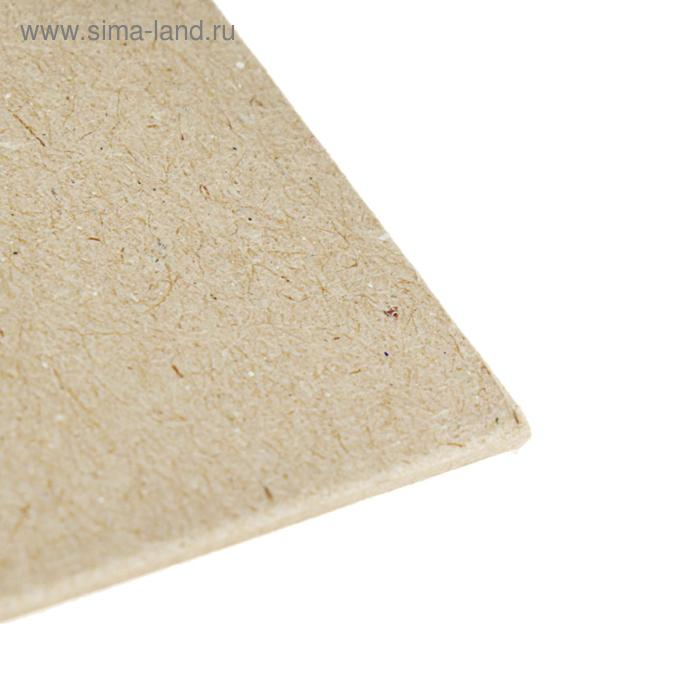 Картон переплётный 1.5 мм, 30 х 30 см, 30 листов, 950 г/м&sup2;, серый