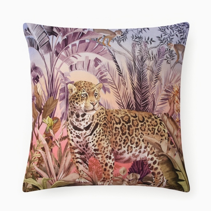 Чехол на подушку Этель Чехол на подушку Этель "Саванна" 40х40 см, велюр, 100% п/э