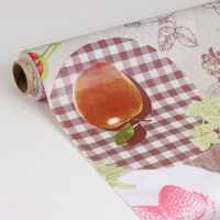 Клеёнка на стол Доляна, на нетканой основе, ширина 137 см, общая толщина 0,19 мм, рулон 20 м Клеёнка на стол Доляна, на нетканой основе, ширина 137 см, общая толщина 0,19 мм, рулон 20 м