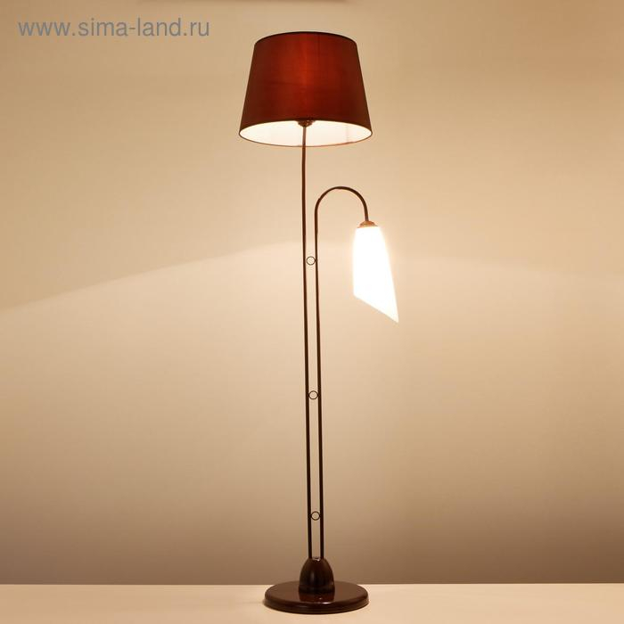 Торшер 3601/2 2х15Вт Е27 коричневый