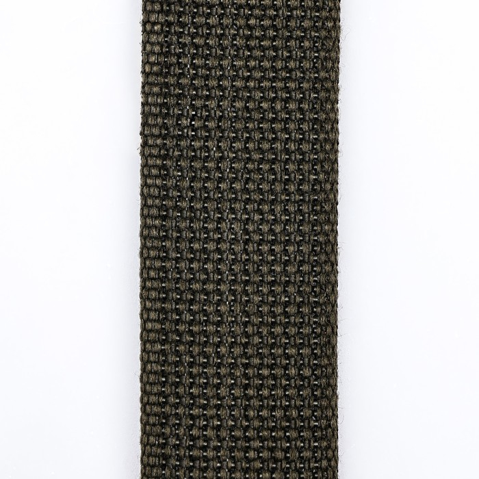 Поводок брезентовый 7 м х 3,5 см, тёмно-зелёный