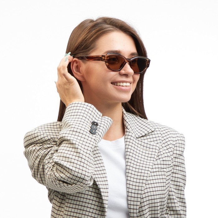 Очки солнцезащитные "OneSun", uv 400, дужка 14.5 см, ширина 14.5 см, линза 3.6 х 5.2 см