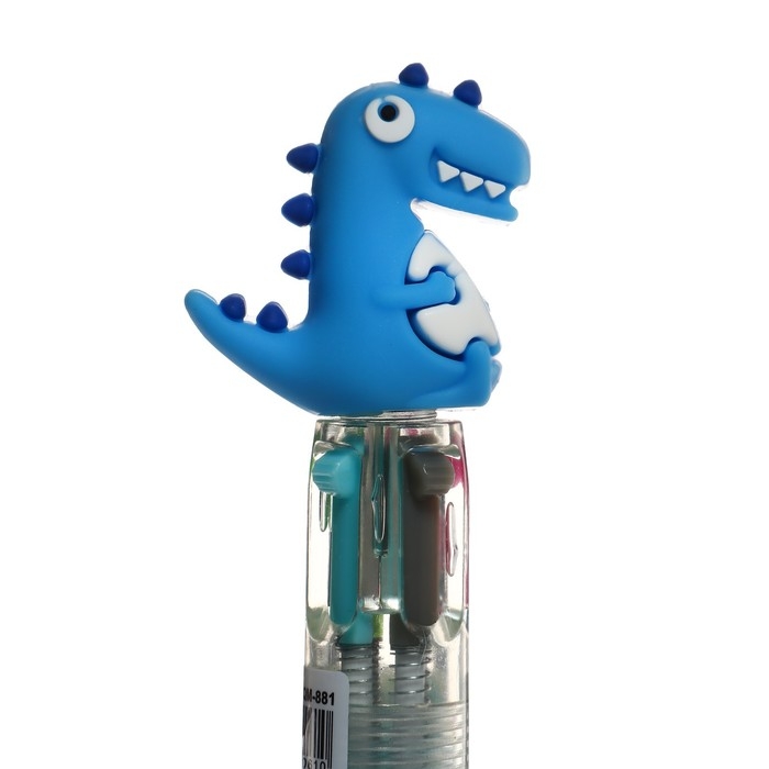 Ручка шариковая автоматическая МИНИ, 4-х цветная, Ручка шариковая автоматическая МИНИ, 4-х цветная, "Дракон", МИКС