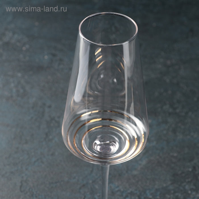 Бокал стеклянный для шампанского &laquo;Ринго&raquo;, 280 мл