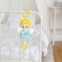 Мягкая подвеска - игрушка Мякиши &laquo;Ангел&raquo;, 32 см, на кроватку и коляску