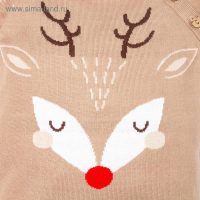 Комбинезон вязаный Крошка Я "X-mas" рост 86-92 см Комбинезон вязаный Крошка Я "X-mas" рост 86-92 см