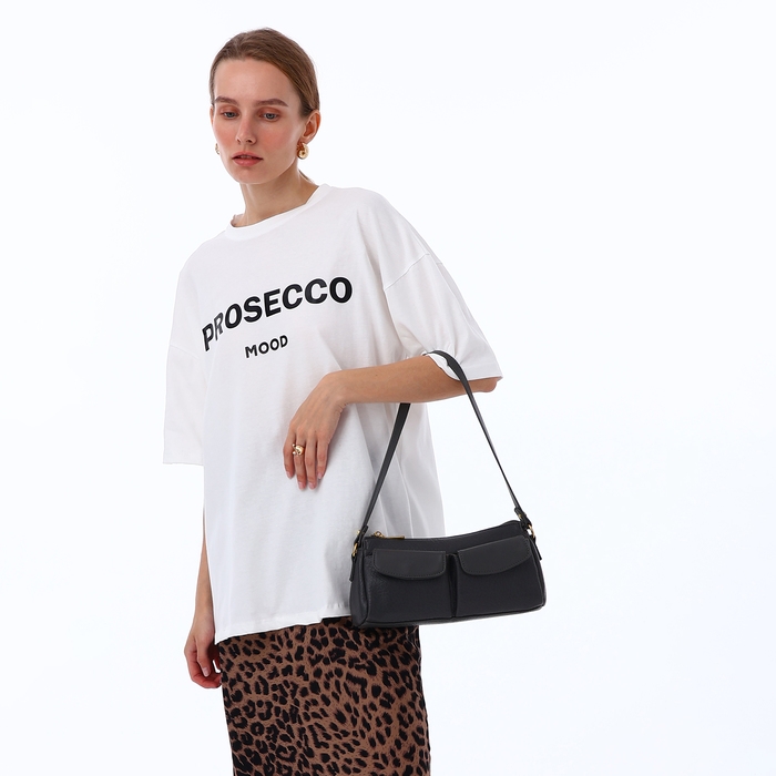 Сумка женская TEXTURA, средний размер, цвет тёмно-серый Сумка женская TEXTURA, средний размер, цвет тёмно-серый