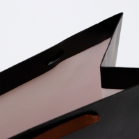 Пакет ламинированный «Черный», M 26 × 32 × 12 см Пакет ламинированный «Черный», M 26 × 32 × 12 см