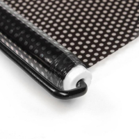 Автомобильная шторка на стекло, раздвижная 40&times;125 см, цвет черный