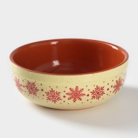 Салатник &laquo;Снежинки&raquo;, d=19 см, 1,4 л