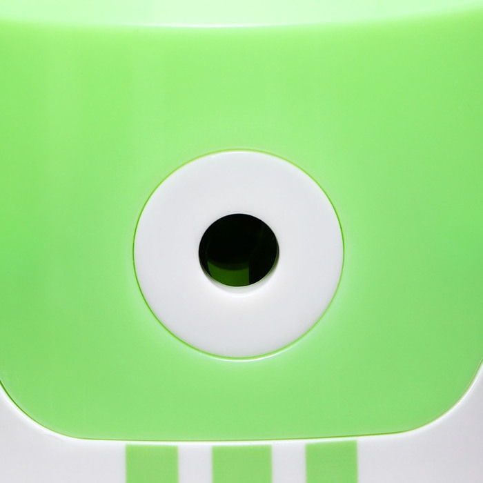 Точилка механическая с контейнером, Котик зеленый Точилка механическая с контейнером, Котик зеленый