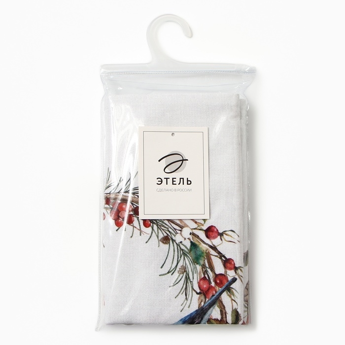 Наволочка декоративная "Этель" Снегири 40х40&plusmn;4 см, 100% хлопок