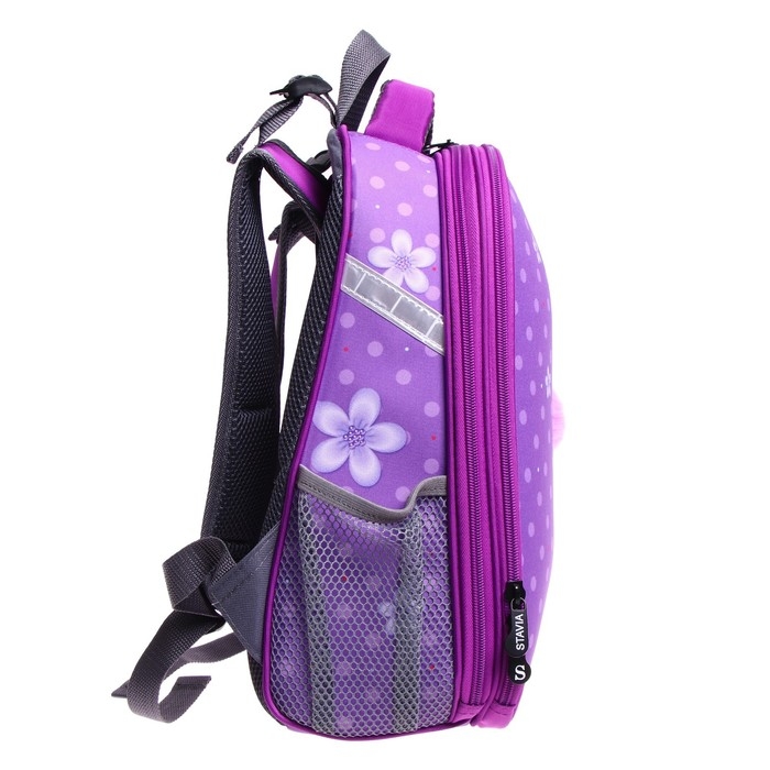 Рюкзак каркасный школьный 38 х 30 х 16 см, эргономичная спинка, Stavia Рюкзак каркасный школьный 38 х 30 х 16 см, эргономичная спинка, Stavia "Рыжий кот"