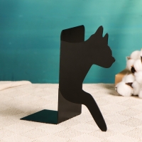 Держатель-подставка для книг "Кот", черный, 1шт Держатель-подставка для книг "Кот", черный, 1шт