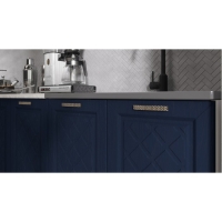 Кухня Агава, 2000х600, Акация белая/Сапфир